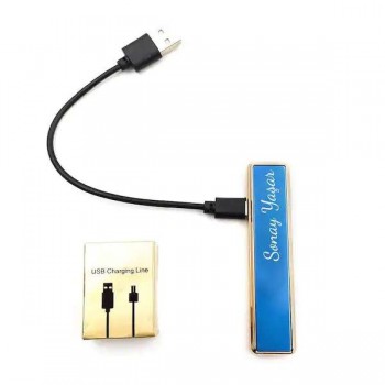 USB Şarzlı Çakmak Kişiye Özel Yazılı