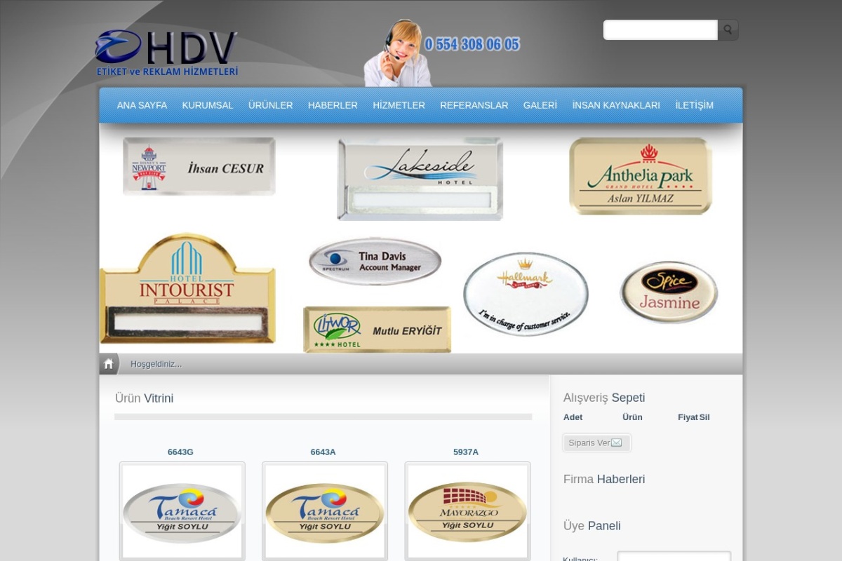 HDV Etiket ve Reklam Hizmetleri | Yaka İsimliği - Madalya - Rozet