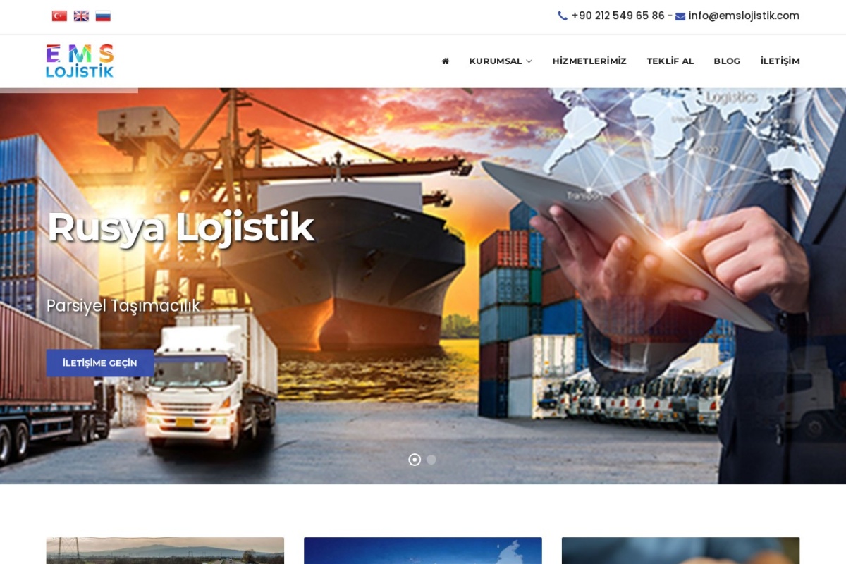 Rusya Lojistik Komple ve Parsiyel Taşımacılık | Ems Lojistik